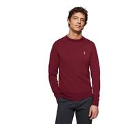Polo Club Jersey Básico Burdeos con Cuello Redondo Hombre - Suéter 100% Algodón con Logo Bordado