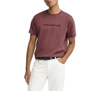 Polo Club Polo Club - Camiseta de hombre de manga corta y corte recto, confeccionada íntegramente en algodón con diseño gráfico Polo Club. Rosa Talla 54
