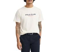 Polo Club Polo Club - Camiseta de hombre de manga corta y corte recto, confeccionada íntegramente en algodón con diseño gráfico Polo Club. Beige Talla 56