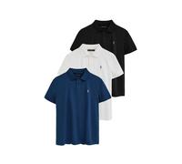 Polo Club Polo Club - Pack hombre de tres polos de manga corta con corte slim. Blanco Talla 46