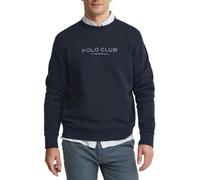 Polo Club Polo Club - Sudadera de hombre de manga larga y cuello redondo, con diseño gráfico bordado. Azul marino Talla 48