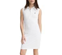 Polo Club Polo Club - Vestido corto sin mangas, con cuello polo de cinco botones y corte slim. Blanco Talla 44