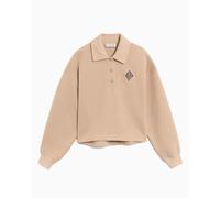 Polo con logo Oversize Lacoste para mujer Ref. SF9781-00-4KI Color Beige Talla 40