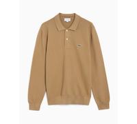 Polo con logo Relaxed Lacoste para hombre Marrón 4