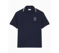 Polo con logo Relaxed Lacoste Runway para hombre Azul 4