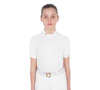 POLO CONCURSO NIÑA SLIM FIT MANGAS VOLANTES