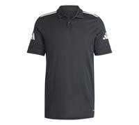adidas Hombre Squadra25 Cotton Polo Shirt, Black/White, L