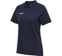 hummel HMLGO Polo de algodón para Mujer, Azul Marino, S