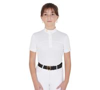 POLO DE COMPETENCIA SLIM FIT PARA NIÑA TEJIDO PERFORADO