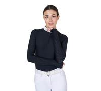 POLO DE COMPETICIÓN DE MUJER DE AJUSTE ENCANTADO CON INSERCIONES DE MALLA