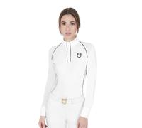 POLO DE COMPETICIÓN MUJER SLIM FIT CON INSERCIONES DE MALLA