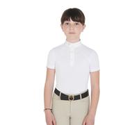 POLO DE COMPETICIÓN TRANSPIRABLE SLIM FIT PARA NIÑA
