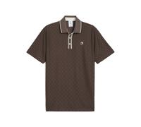 Polo de golf de jacquard ribeteado PUMA x ARNOLD PALMER para hombre, Ropa, Marrón, 4XL 4XL