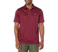 Polo de golf t cnico Under Armour para hombre, color granate (609)/grafito, talla grande
