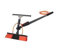 Polo de Limpieza Telescópica de ventanas , Kit de Aluminum Squeegee para paneles solares y ventanas altas, Duster Extendable con cabeza de cepillo de la llaga, Herramienta de acceso fácil segura