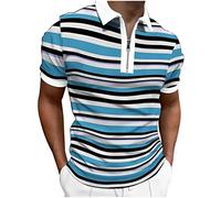 Polo de manga corta 3XL para hombre, camiseta de verano para hombre, camiseta polo original para hombre, entrenamiento, rendimiento ajustado, cremallera, camisetas deportivas, golf, tenis, manga corta