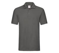 Polo De Manga Corta Premium Liso Fruit Of The Loom De Cotton S-3XL