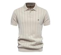 Polo de manga larga para hombre Navidad 2024 nuevo hombre manga corta solapa delgada camisa de manga corta moda cómoda camisa de punto camiseta de manga corta camiseta de Navidad para hombre Reino