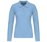 Polo de mujer de manga larga Kariban Piqué S