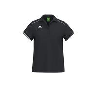 erima CMPT Polo Pique´ (2112538) Mujer, Negro/Blanco, 38