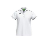 erima CMPT Polo Pique´ (2112545) Mujer, Blanco/Negro, 42