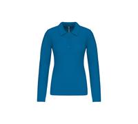 Polo de piqué de manga larga para mujer Kariban XL