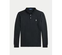 Polo de piqué elástico Custom Slim Fit Hombre Talla L. Color Negro