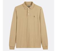 Polo de piqué elástico Custom Slim Fit Hombre Talla XL. Color Verde