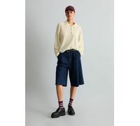 Polo de punto de corte holgado White Blush L