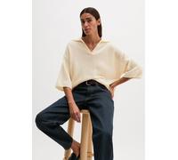Polo de punto holgado Chalky Sand XS
