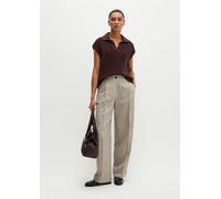 Polo de punto relajado Black Cherry XL
