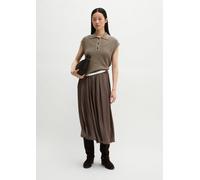 Polo de punto relajado Stone Taupe Melange XXL