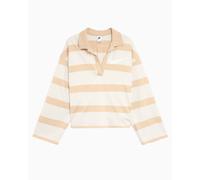 Polo de rayas Oversize Nike Sportswear para mujer Ref. IQ0440-072 Color Beige Talla XS