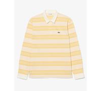 Polo de rayas Relaxed Lacoste Rugby para hombre Amarillo XL