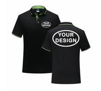 Polo De Verano Personalizado, Logotipo del Grupo De La Empresa De Impresión Nombre De La Foto Texto Camisa De Manga Corta Personalizada Camiseta Regalos Personalizados Color1,L