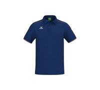 erima CMPT Polo Pique´ (2112517) Hombre, New Navy/Naranja, 3XL