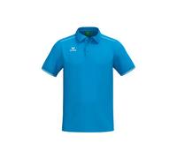 erima CMPT Polo Pique´ (2112515) Hombre, Curacao/Blanco, S