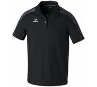 erima Polo EVO Star Hombre (1112434), Negro/Slate Grey, 3XL