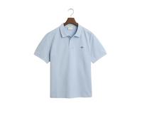 GANT Polo Reg Shield SS Pique Polo para Hombre, Azul (Fresh Blue), M