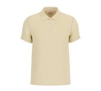 Guess Polo Paul Piqué de manga corta para hombre, Blanco Sal, X-Large