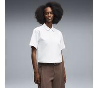 Polo holgado PUMA Class para mujer, Ropa, Blanco, L