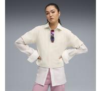 Polo holgado PUMA Class para mujer, Ropa, Blanco, L