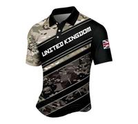 Polo Hombre Camiseta De Verano con Estampado Elegante De Estilo Británico Y Diseño Transpirable para Uso Diario Top Casual con Cuello Clásico Y Tejido Ligero Que Refleja Un Estilo Refinado Y
