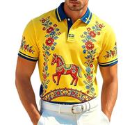 Polo Hombre Camiseta De Verano para El Día A Día Confortable Y con Mezcla De Tejido Transpirable Diseño Casual Y Ligero De Manga Corta Que Ofrece Frescura Y Estilo Relajado para Llevar En Va