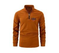 Polo Hombre Lacoste Camisa Deportiva Masculina de Cuello para Temporada Primavera Otoño Uso Diario Confortable y Moderna 2025 (Orange, L)