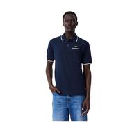 Polo Hombre Lacoste Classic Fit Azul Blanco CASUAL PE25