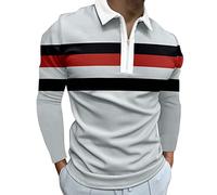 Polo Hombre Manga Corta, Blusa De Trabajo Hombre Cuello Reverso Con Cremallera Casual Clásicos Color Surtido Camiseta Corte Slim Pasaporte Chic Exterior Top Cómodo Temperamento Deporte Superior
