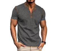 Polo Hombre Manga Corta - Camisetas Hombre Transpirable Polos Verano Deporte Regular Tshirt Slim Fit Basica T-Shirt for Men Informal Gimnasio Ropa Plata XXL