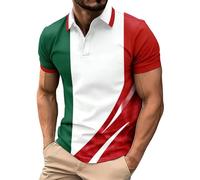 Polo Hombre Manga Corta Manga Corta, Polo Hombre Slim Fit, Camisetas Camiseta Camisa Punto con Estampado Botones Uso Informal Camiseta Summer Tops Polos Masculino Camisa