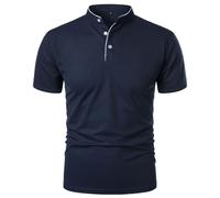 Polo Hombre Manga Corta Punto, Polo Hombre Slim Fit, Camisetas Camiseta Camisa Transpirable Primavera Y Verano Fondo con Bolsillo con Solapa Y Botones Polos Masculino Camisa Summer Tops Camiseta